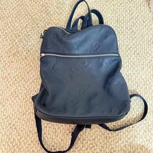 Desigual Dark Blue Embossed Backpack
